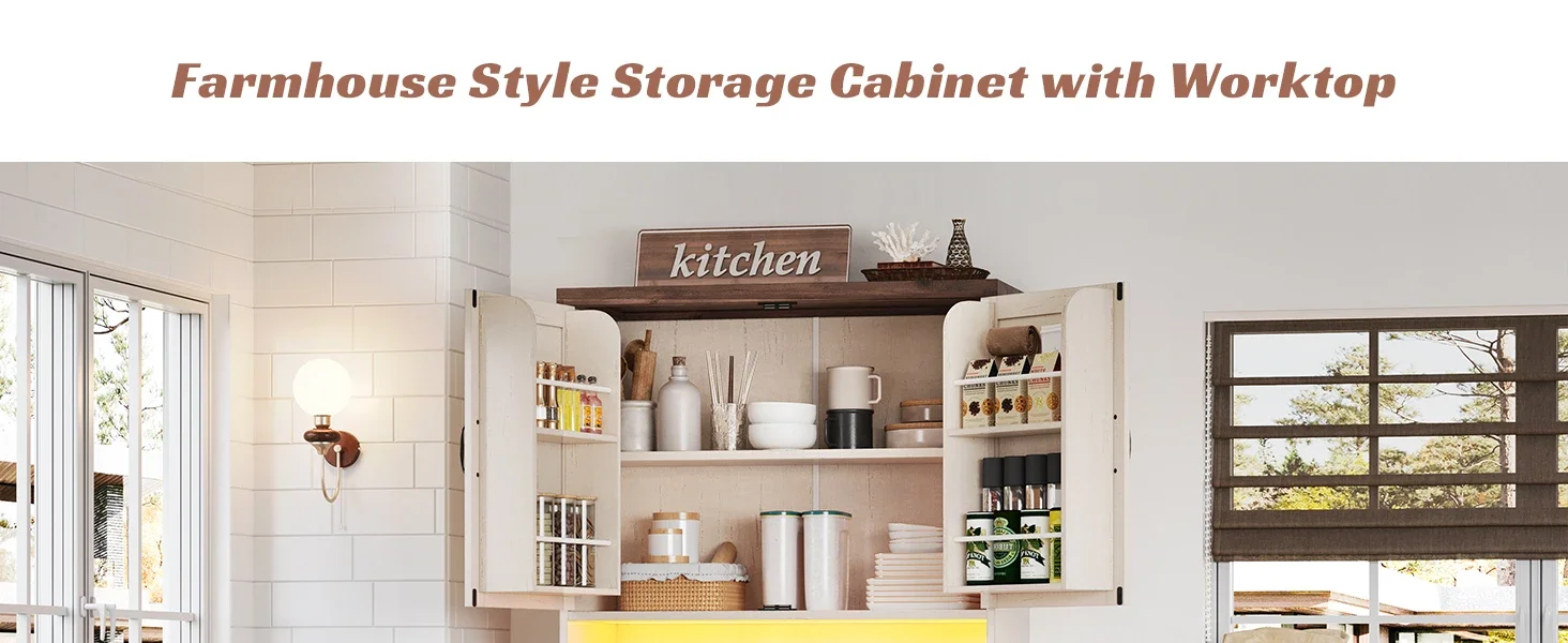 cabinet storage pantry kitchen cabinets doors bathroom tall door closet shelves organizer farmhouse