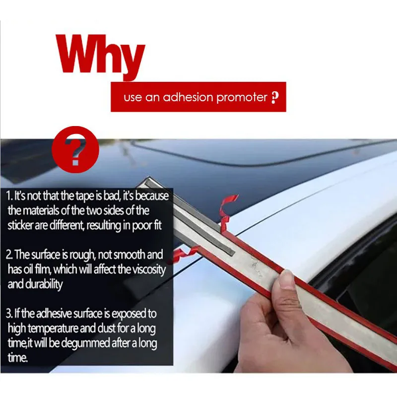 Original 944 Adhesive Primer Adhesion Promoter 10ML Increase The Adhesion Car Wrapping Application Tool Car-styling For Tape 6