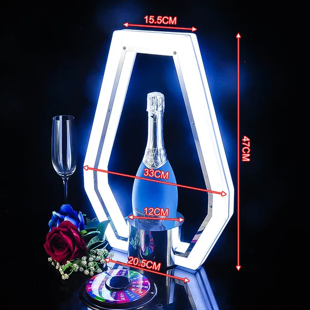 Spiral Shape Led Champagne Wine Bottle Presenter Champagne Bottles  Glorifier Vip Wine Racks Display For Wedding Party Nightclub - Buckets,  Coolers & Ice Bags - AliExpress