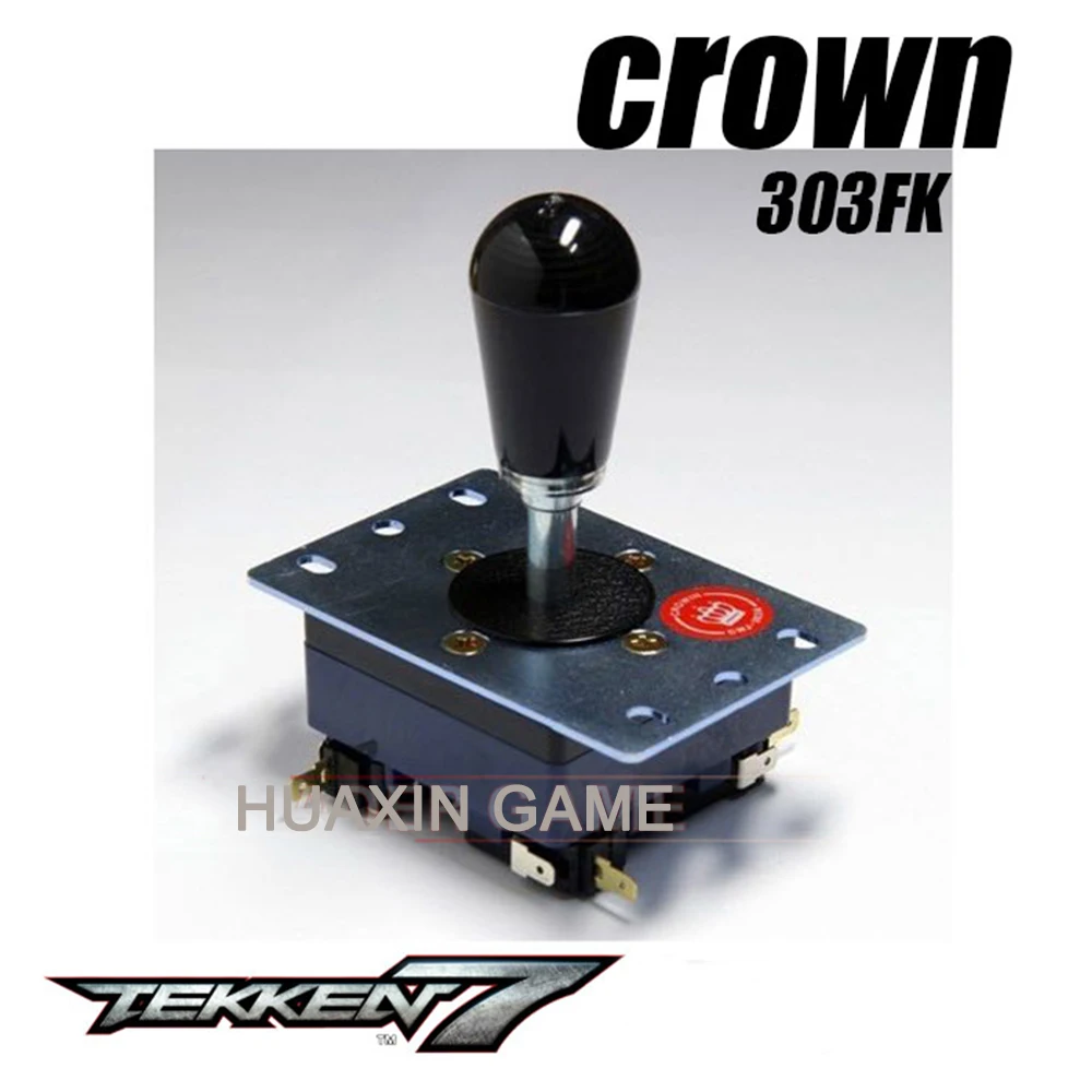 Originale Coreano Crown 303F Joystick Fighting Rocker Con Microinterruttore A 8 Pin Per Jamma Pc Arcade Game Tekken 7 Ps3 Xbox Kit Fai Da Te