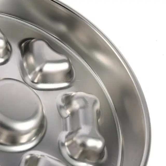 Stainless Steel Slow Feeder Dog Bowl Slow Feed Bowl Pet Stainless Steel Slow Feed Bowl For Dogs Or Cats Slows Down Pets Eating 4