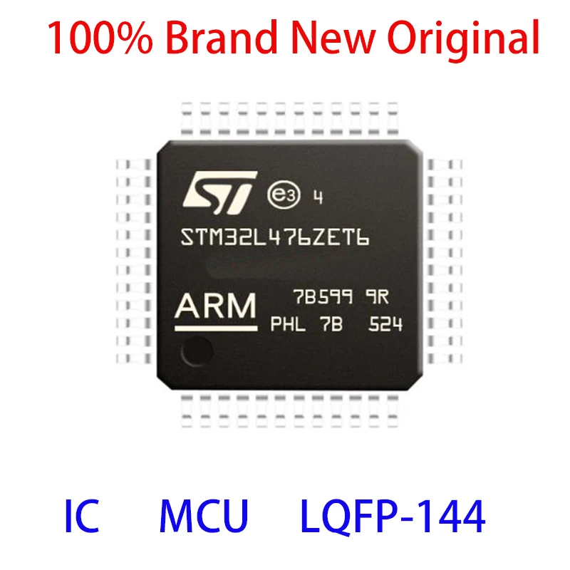 

STM32L476ZET6 STM STM32L STM32L476 STM32L476ZE STM32L476ZET 100% Новый оригинальный IC MCU LQFP-144