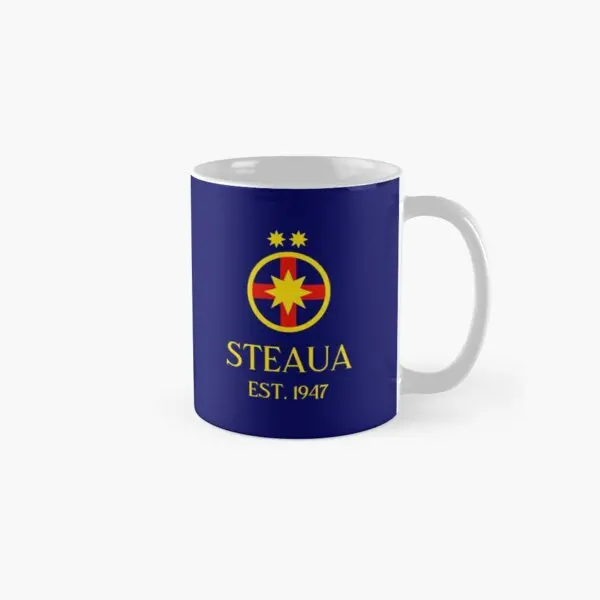 

Steaua Classic Mug Simple Design Drinkware Photo Printed Coffee Image Handle Round Picture Gifts Cup Tea