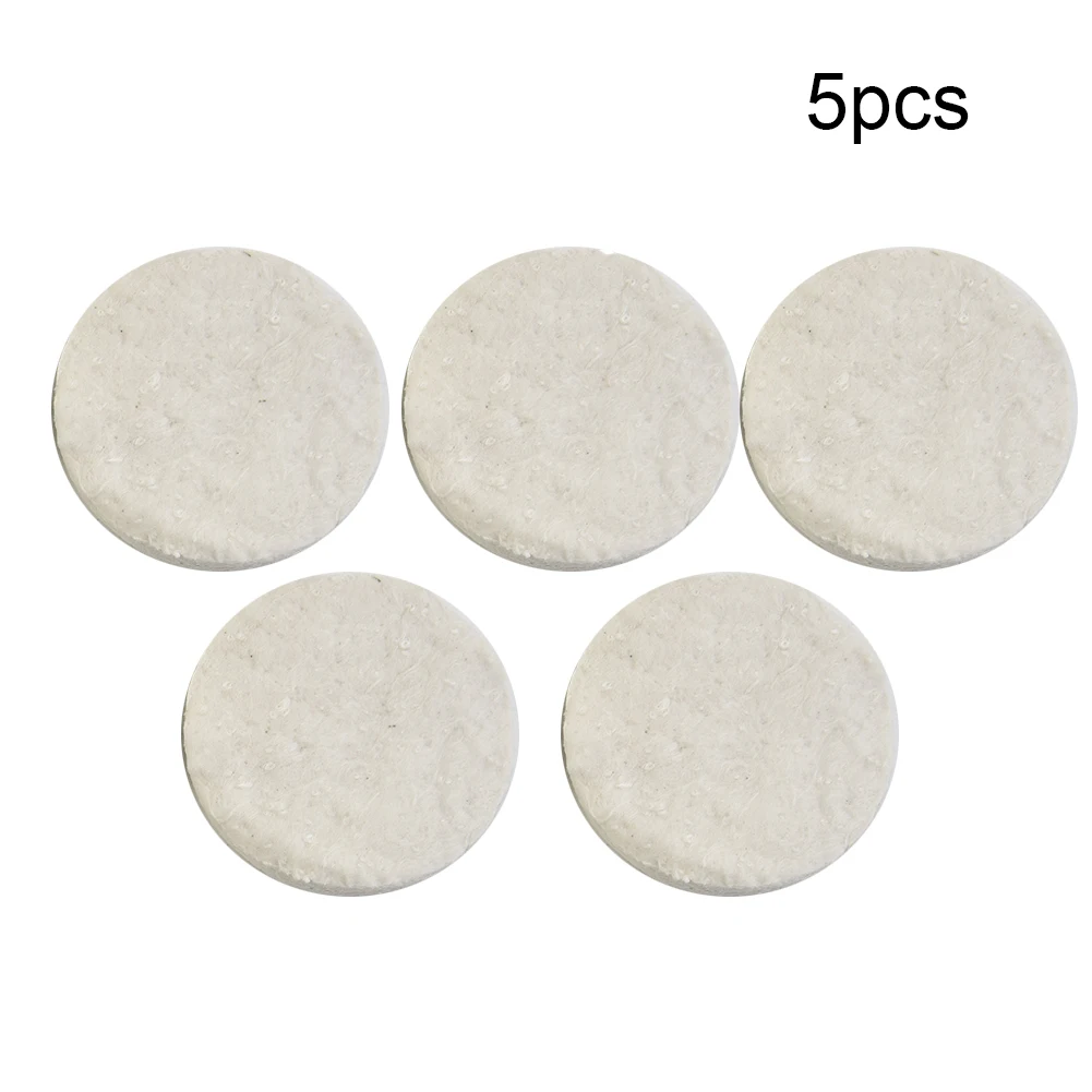 1/2/3/5pcs Ceramic Wool Sponge Cotton Round 8.6x1.2cm Firplace Firebox Safety Bio Fire Heating Cooling Air Fireplaces Stove