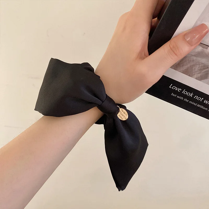 Neue Koreanische Bogen Elastische Haarbänder Mädchen Elegante Haar Seil Krawatten Headwear Damen Frauen Elegante Haar Zubehör – Detail 9