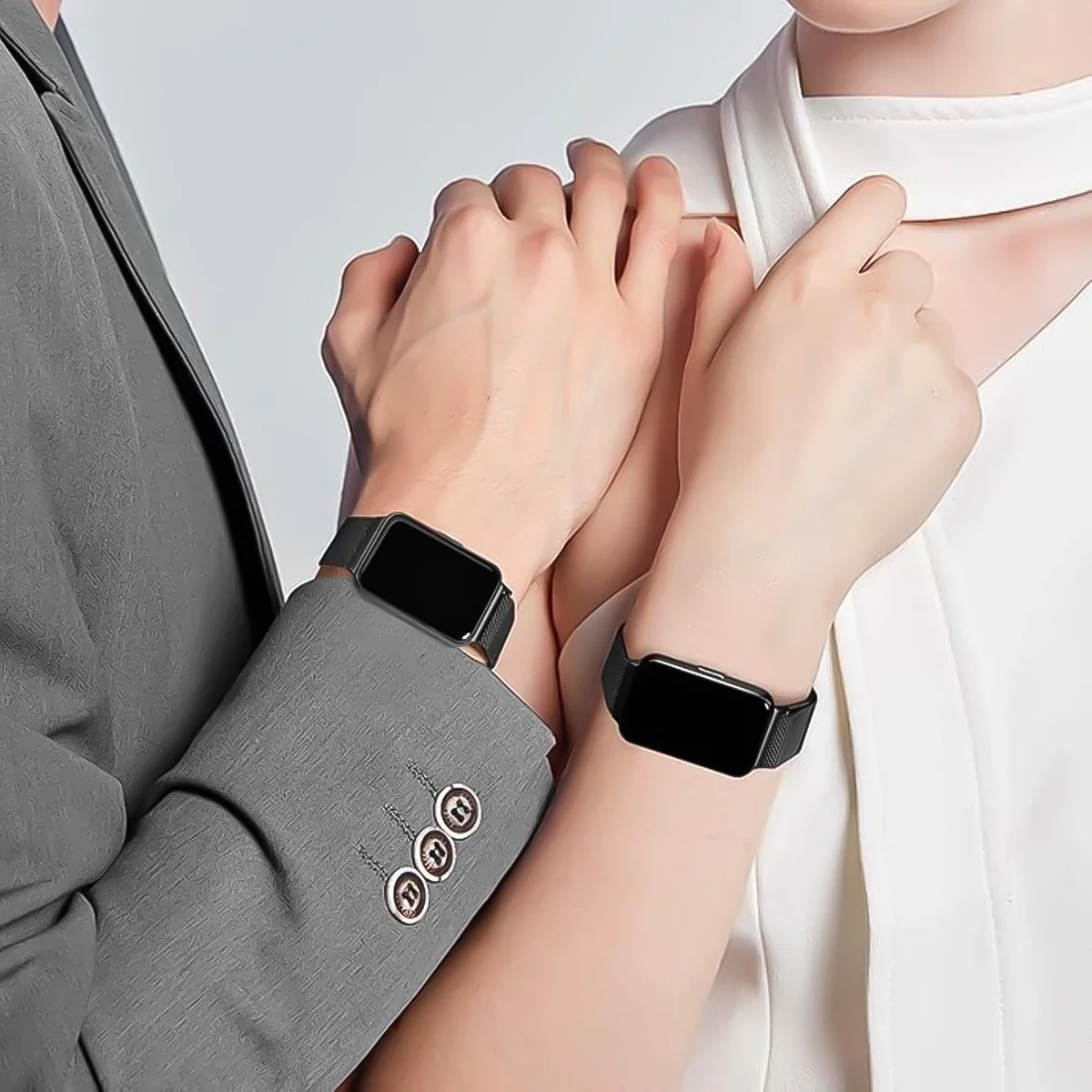 Enhanced Stainless Steel Magnetic Milanese Loop Strap – Elegant Metal Wristband Replacement Band