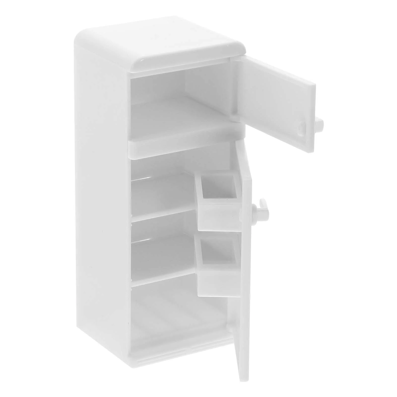 

Toy Room Mini Bedroom Accessories Refrigerator Miniatures Plastic House Furniture