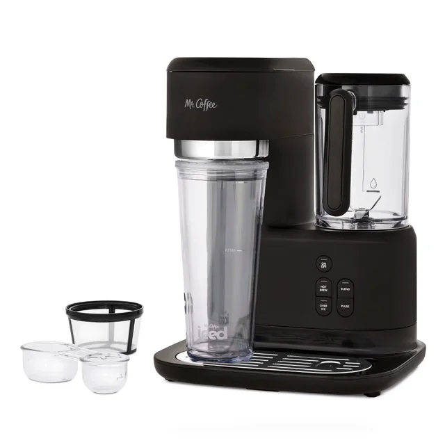 NEW! Mr. Coffee Iced Coffee Maker with Reusable Tumbler and Coffee  Filter-Black