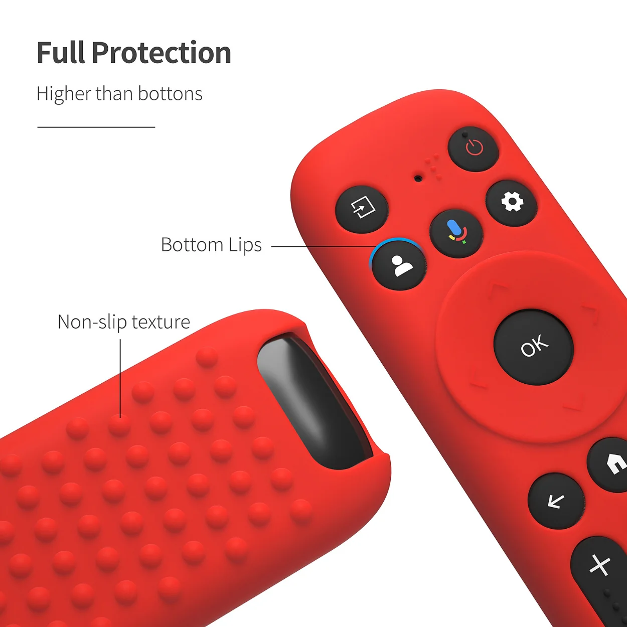 Remote Control for TCL Smart TV RC813 RC923 FMB3/RC902V FMR1 FMR4 FMR5 TVs Remote Protection Cover Silicone Protective Case silicone remote case silicone remote sleeve silicone remote cover silicone case protector remote controller cover