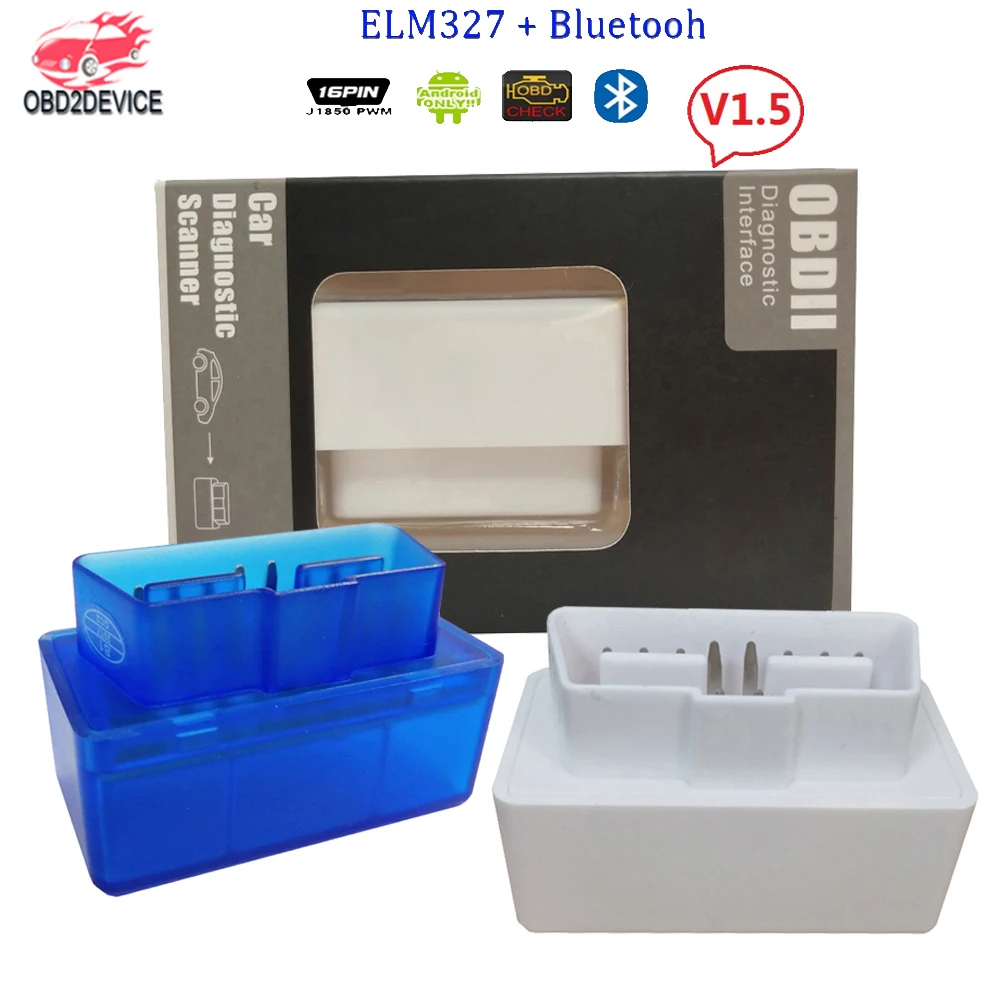 Лучший мини-сканер V1.5 ELM 327 OBD2 Bluetooth адаптер ELM327 диагностические инструменты