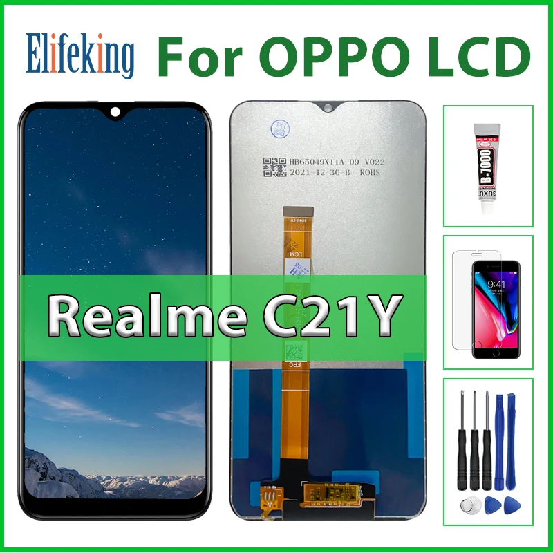 6.5" Original For Oppo Realme C21Y RMX3261 RMX3263 LCD Display Touch ...