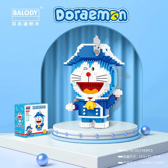 Doraemon Building Blocks Educational Assembly Toys Doraemon Stress