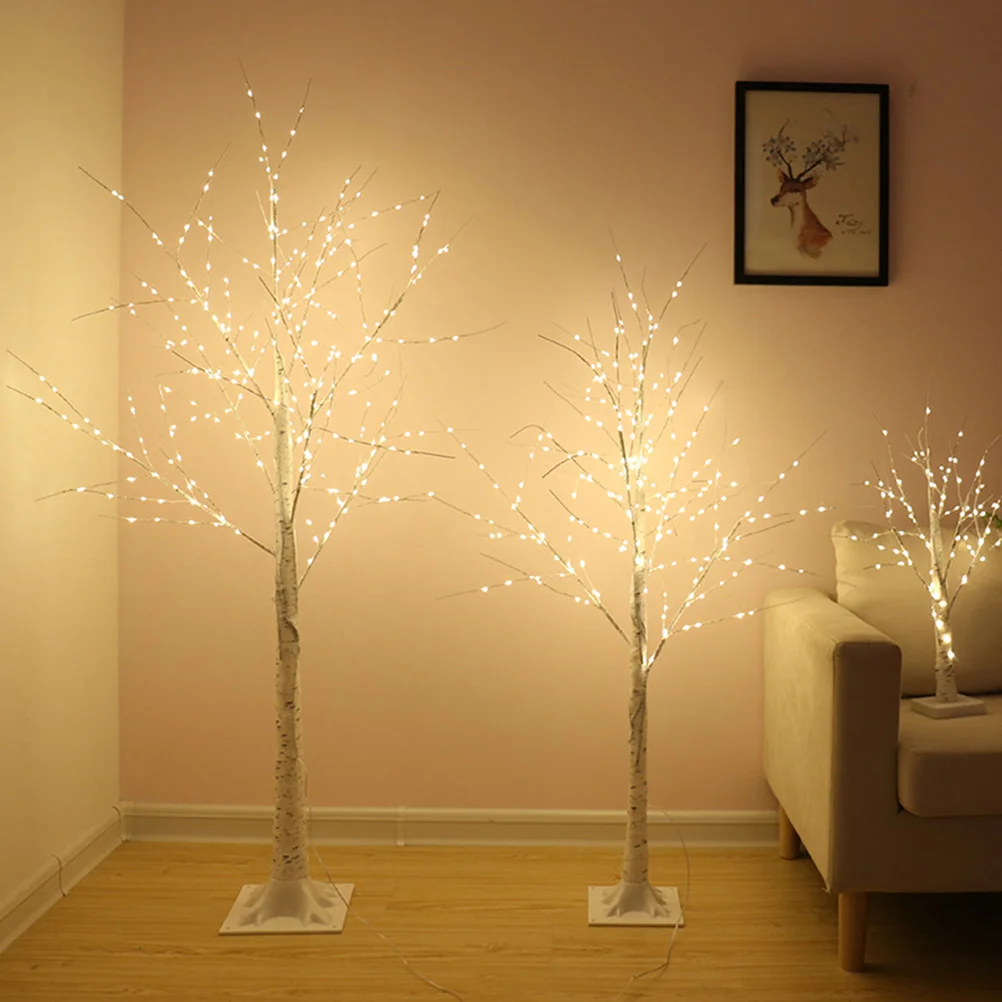 

LED Lamps Household Festival Lights Beautiful Hanging Pendant Plastic Tree Decor