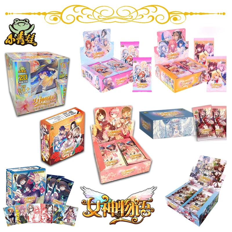 

Goddess Story Anime Characters Booster Gift Box Bronzing Collection Flash Card Children's Board Game Toy Christmas Birthday Gift