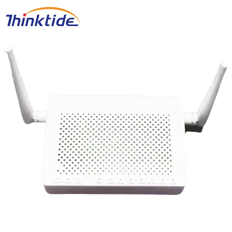 Original F663NV3A four port ONU optical modem XPON GPON EPON 1GE+3FE+1 POTS+Wifi ONT English firmware antenna router modem