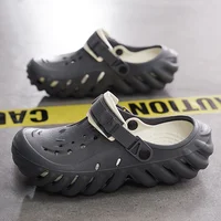 Men's Casual round Toe Solid Color Breathable Slip-On Shoes Comfortable EVA Material Leisure Footwear for Daily Wear