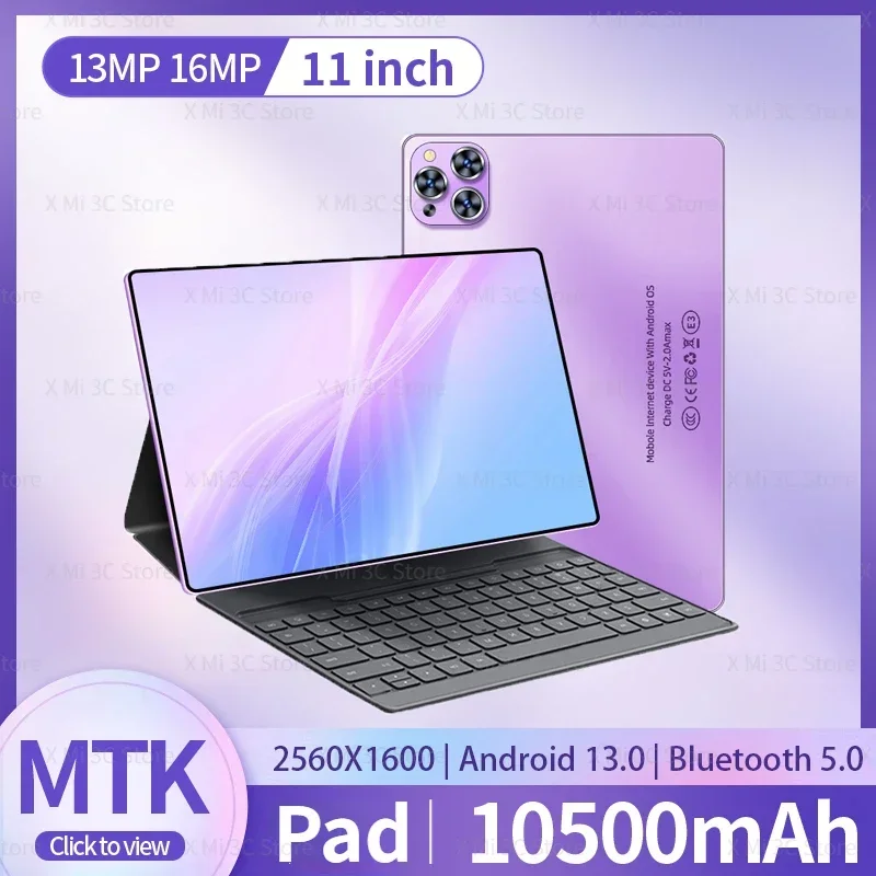 

2024 New Tablet Pad Pro 12 inch Android 13.0 16 GB RAM 1TB ROM Dual SIM Dual Standby WIFI Google Play Worldwide Edition