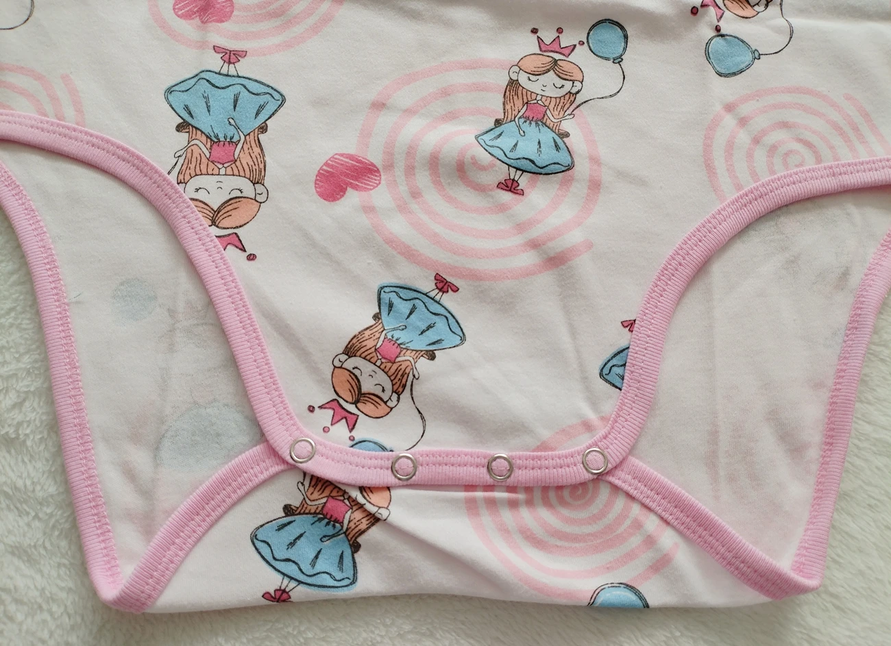 Cute princess printed bodysuit/adult onesie/abdl clothes