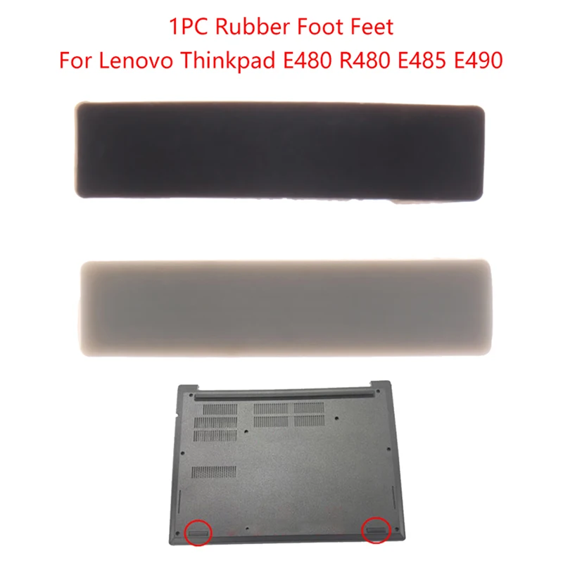 Bottom Case Rubber Foot Pad Stand Notebook Laptop Replacement Feet Base 1pc for Lenovo Thinkpad E480 R480 E485 E490/ R14 E15 E14