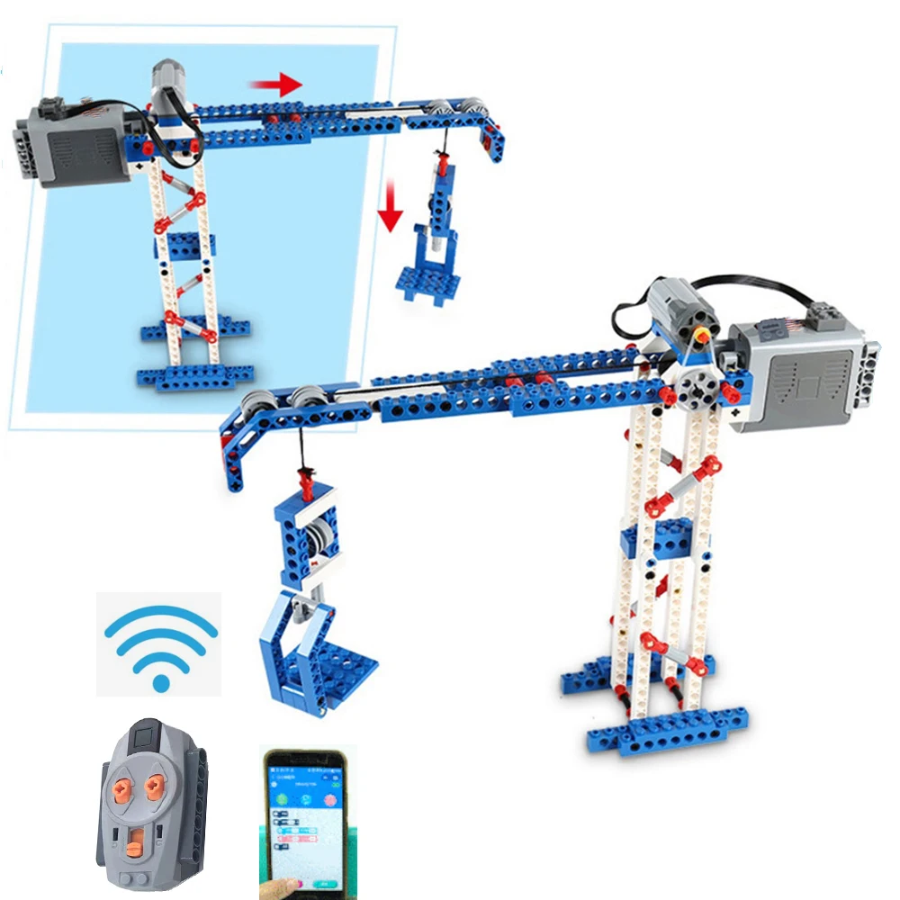 

9686 дистанционное управление App программа техническое образование электрический набор деталей 9686 Студенческая Робототехника учебные пособия Сделай Сам детский Кирпич игрушка