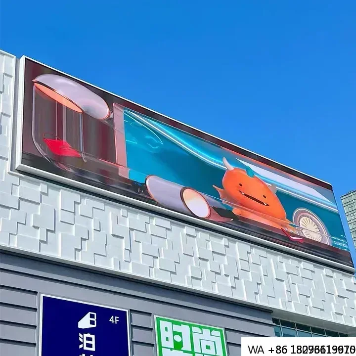 야외용 P4/P5/P6/P8 LED 스크린, 광고 행사용 이동식 생생한 풀컬러 디스플레이
