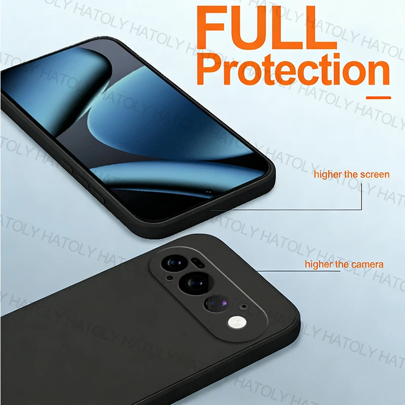 Premium Liquid Silicone TPU Phone Case - Soft Touch Original Cover