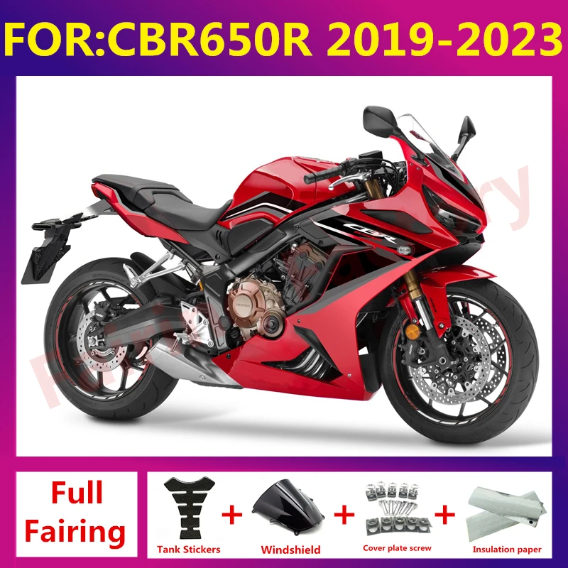 

New ABS Motorcycle Fairing kit fit For CBR650R 650R CBR650 2019 2020 2021 2022 2023 Full Bodywork Fairings zxmt set red black