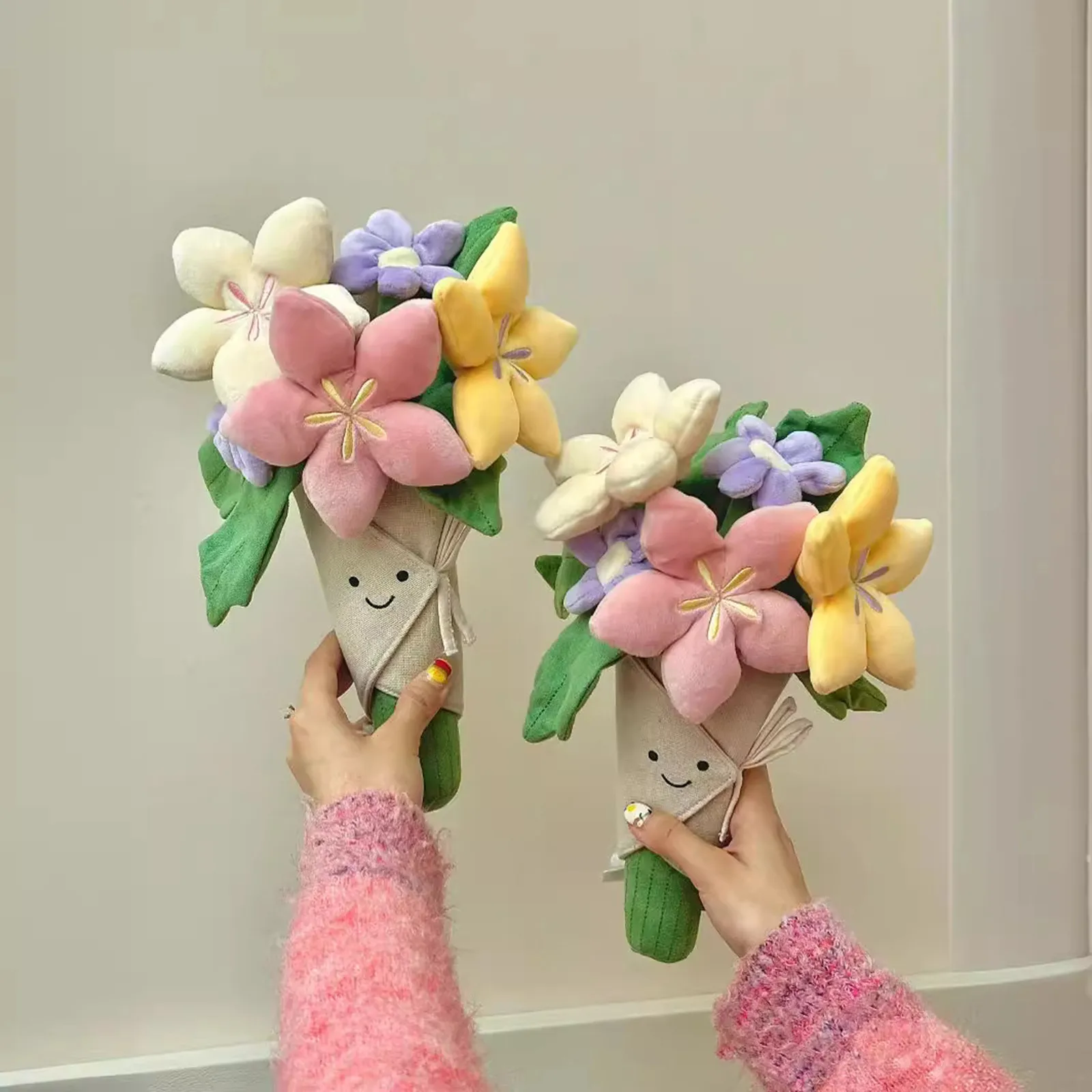 Jellycats Hand Bouquet Plush Doll Valentine's Day Gifts Plush Toy Romantic Wedding Decorations Anniversaries Lovely Gifts