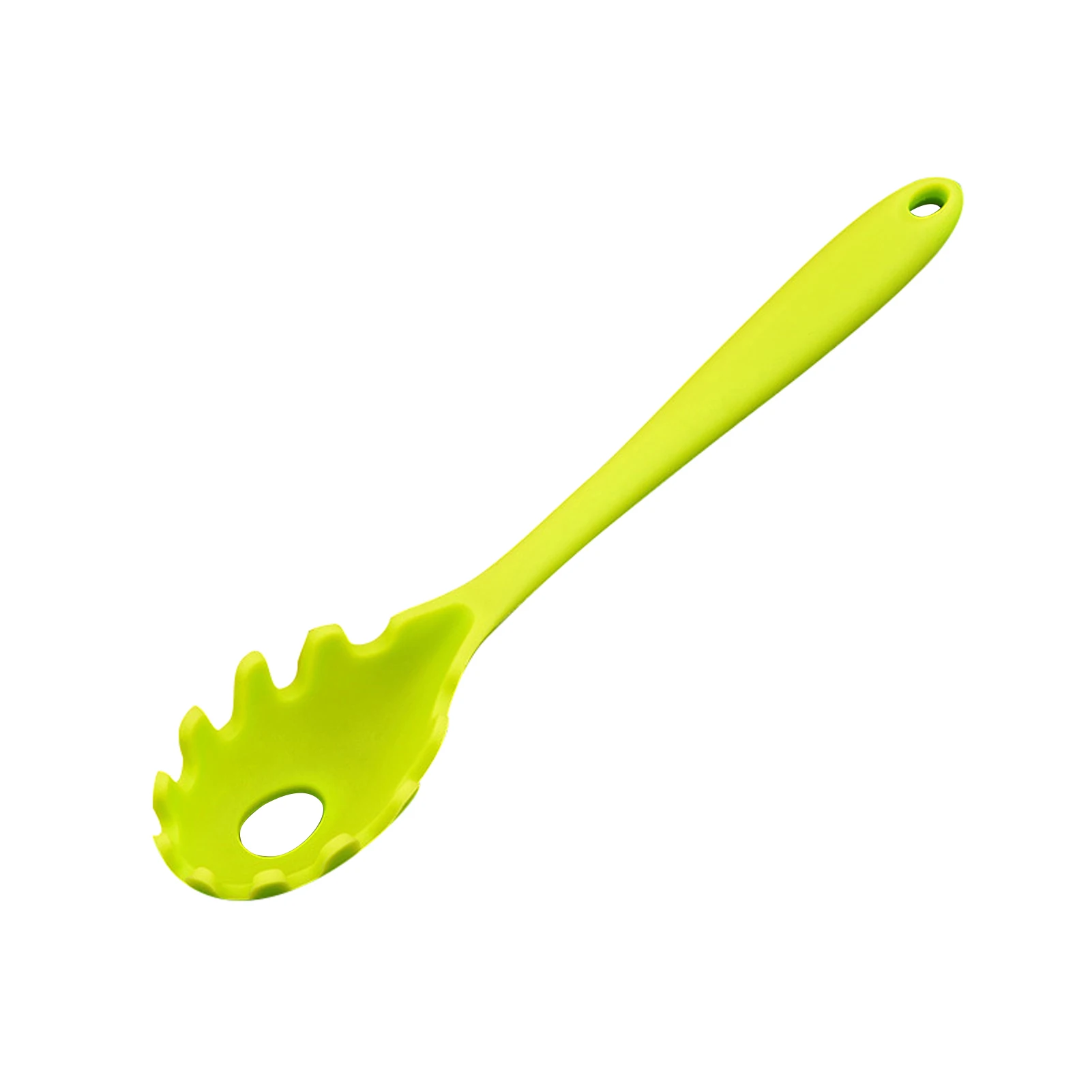 Ergonomic Spoon Mini Portable Pasta Fork Home Kitchen Practical Cooking Tool Multifunctional Soft Silicone Noodle Heat Resistant