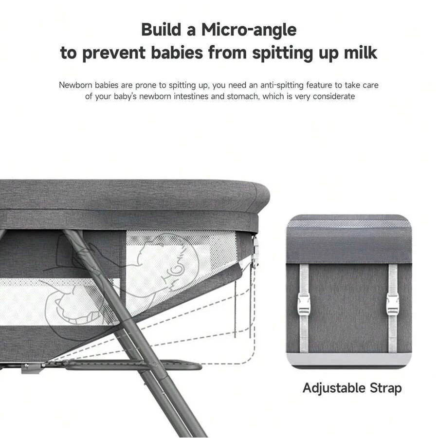 3-in-1 Baby Bassinet with Rocking Mode