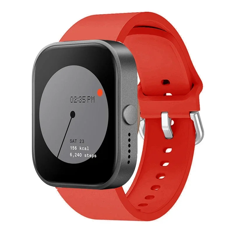Versatile Silicone Rubber Smartwatch Band - Loop Strap Bracelet in 20mm & 22mm Sizes