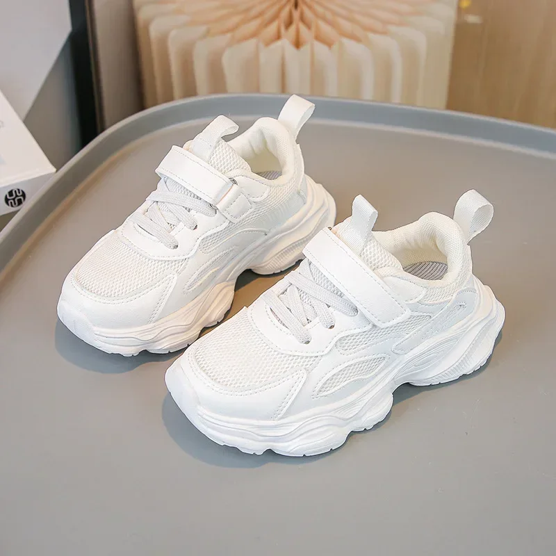 Kids' Trendy Non-Slip Sneakers with Soft Thick Sole - 2024 Fashionable Versatile Sports Shoes
