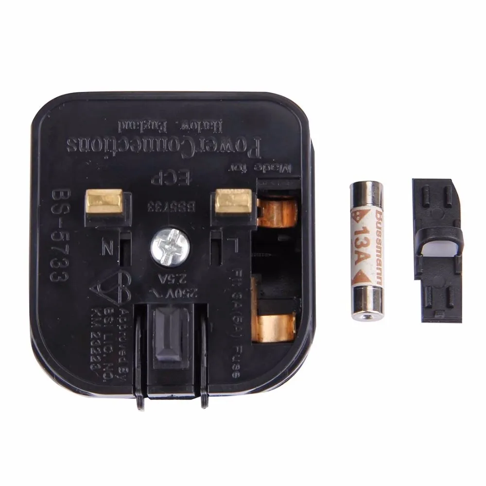 5Pcs Travel UK To EU Plug Converter 3 To 2 Pin Con... – Grandado - Foto 10