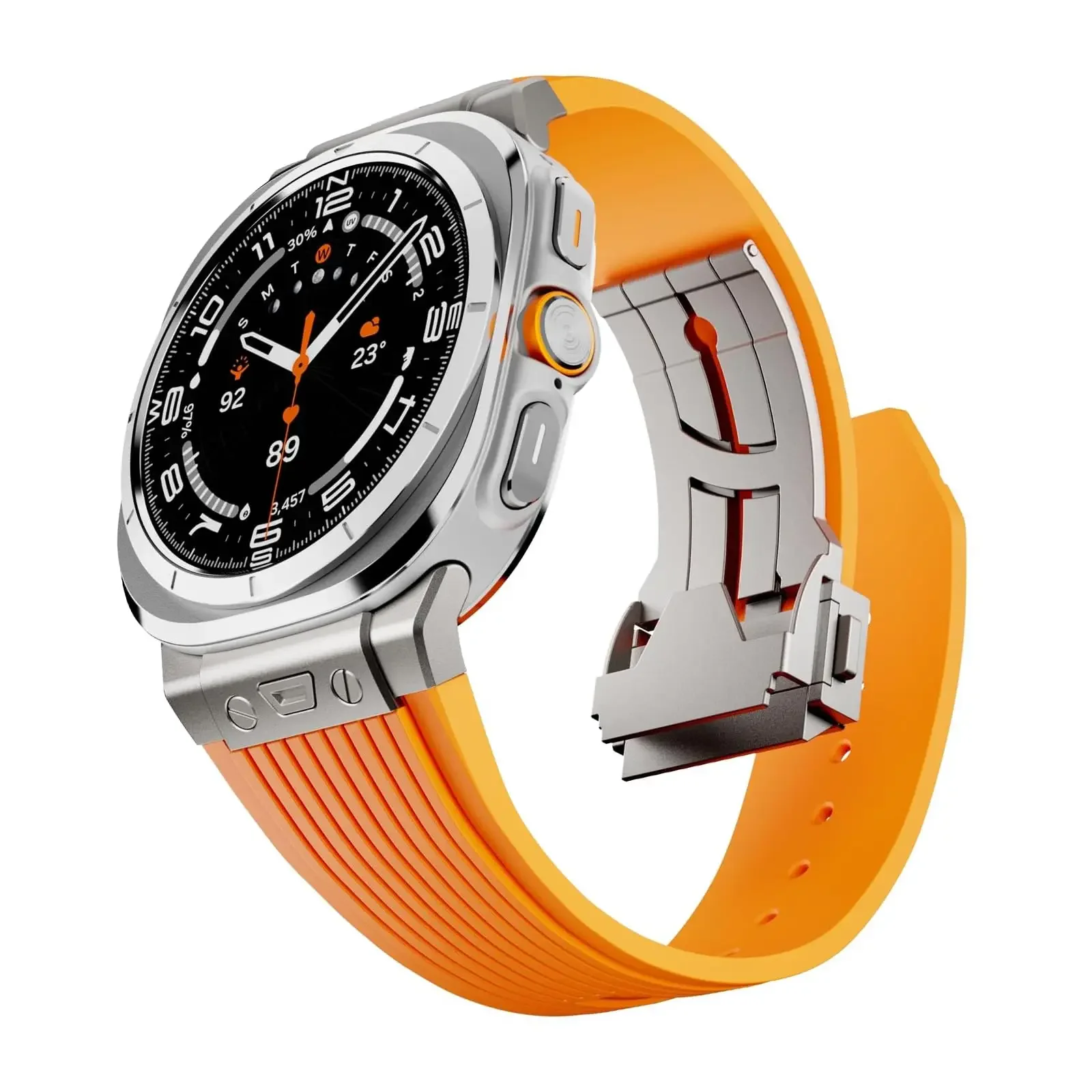 Luxury Men's Stainless Steel Band for Galaxy Watch Ultra 47mm