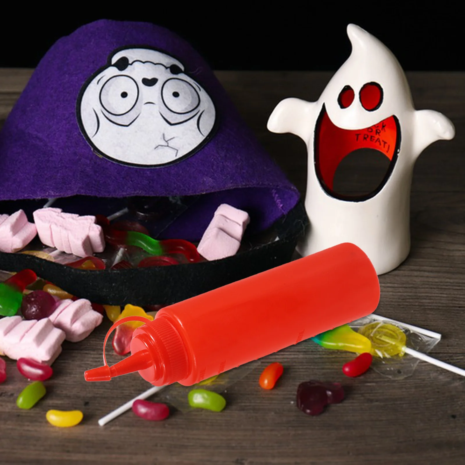 Ketchup Bottle Toy Prank Novelty Trick Plaything Scary Horror Halloween Party Supplies April Fool S Day Props Tomato