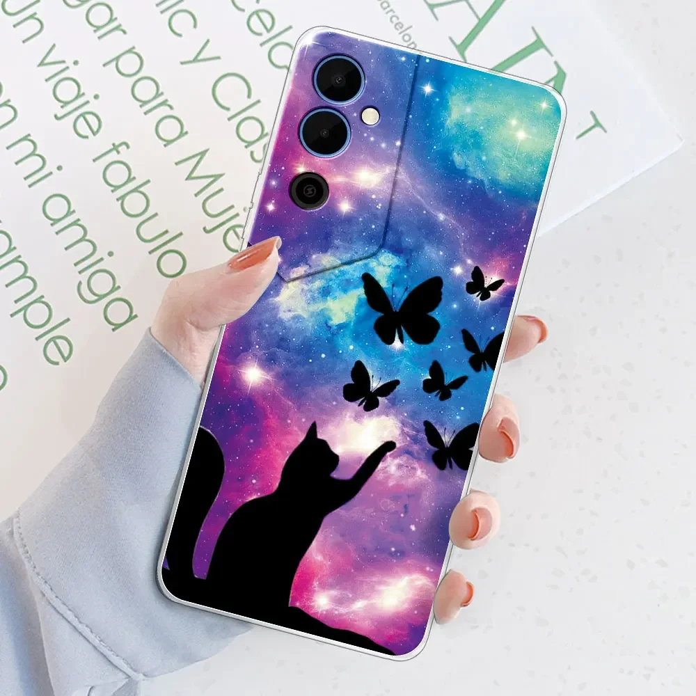 Clear Soft Silicone TPU Phone Case with Bumper Protection for Tecno Pova Neo Series