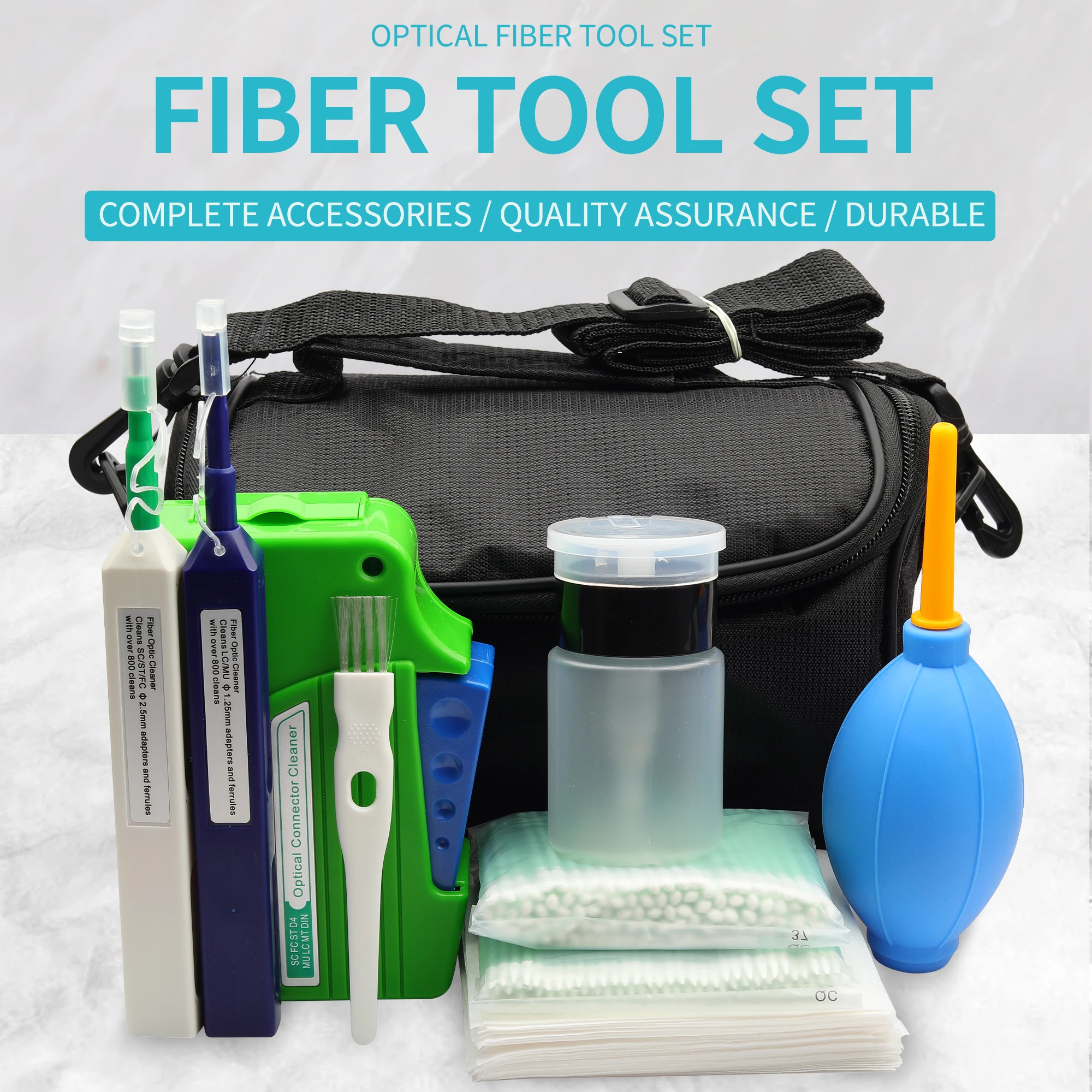 Glasfaser-Reinigungsset - Für FC SC ST LC MU Stecker