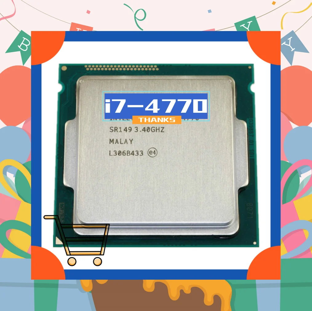 

Процессор Core i7 4770 3,4 ГГц 4-ядерный 8-поточный ЦПУ 84 Вт LGA 1150