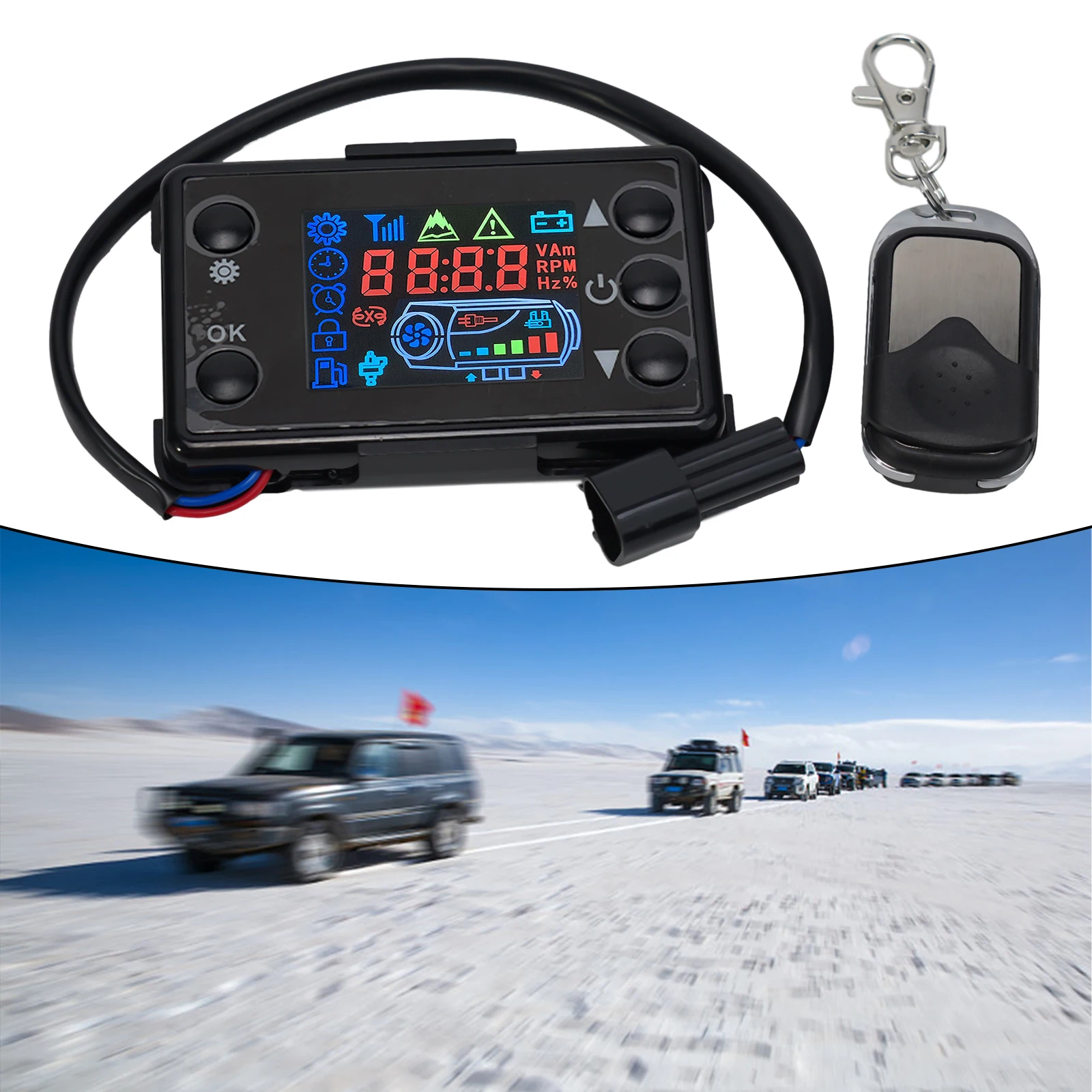 ڵ     LCD  ġ  4  , 12V, 24V, ڵ  ׼, , 1 