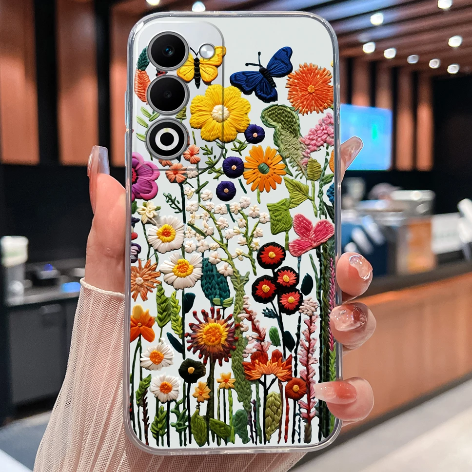 Lovely Animal Cartoon Soft TPU Transparent Silicone Bumper Phone Case