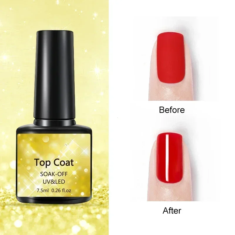 3pcs 15ml Acrylic No-Acid Primer Nail Art Set with Base Coat & Top Coat Soak off Gel Nail Polish Kit for Design