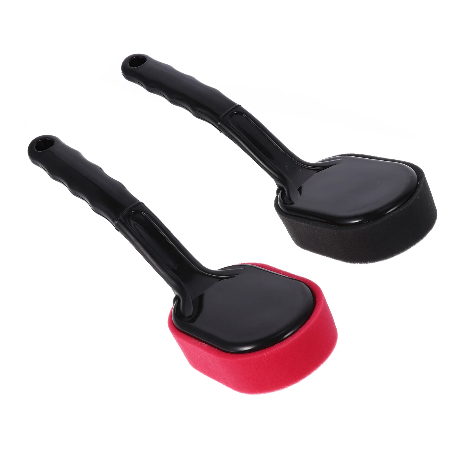 

2 Pcs Hub Cleaning Tool Waxing Brush Car Polish Tire Was Applicator Polishing Sponge