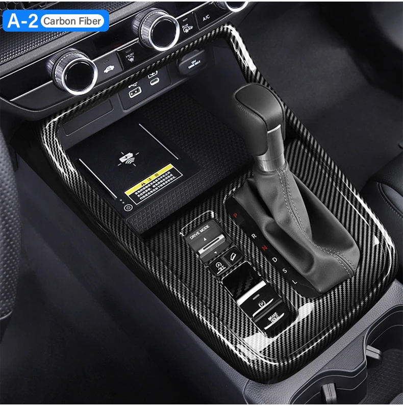 Für Honda CR-V 6th Gen 2023 2024 2025 CRV Hybrid ABS Carbon Auto Getriebe Shift Panel Abdeckung Trim Aufkleber dekoration Zubehör – Detail 15