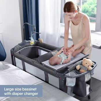 5-in-1 Baby Bassinet Bed 1