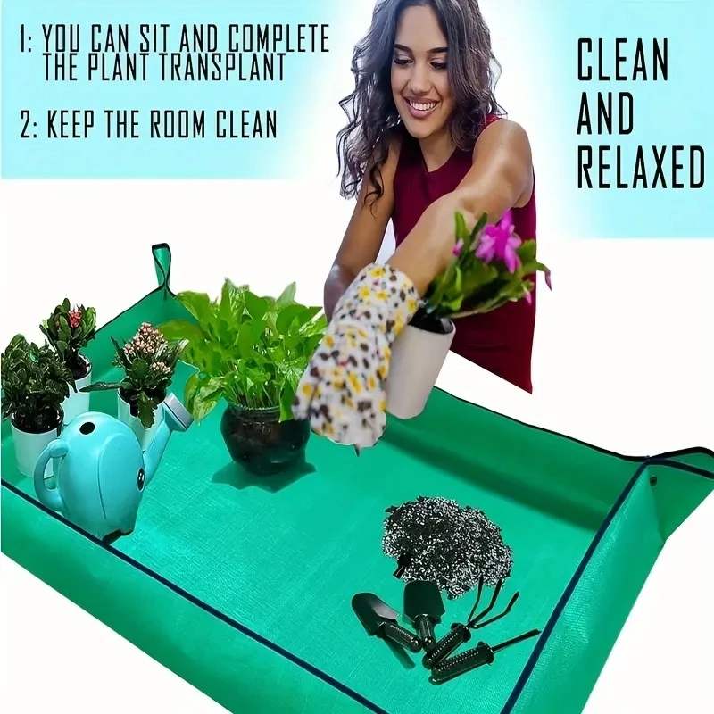 Waterproof Thickened Gardening and Potting Mat for Soil and Succulent Care