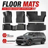 All Weather TPE Floor Mats & Trunk Liner for Dodge Durango 2016-2026 Custom Fit Waterproof Car Floor Liners Auto Accessories 1