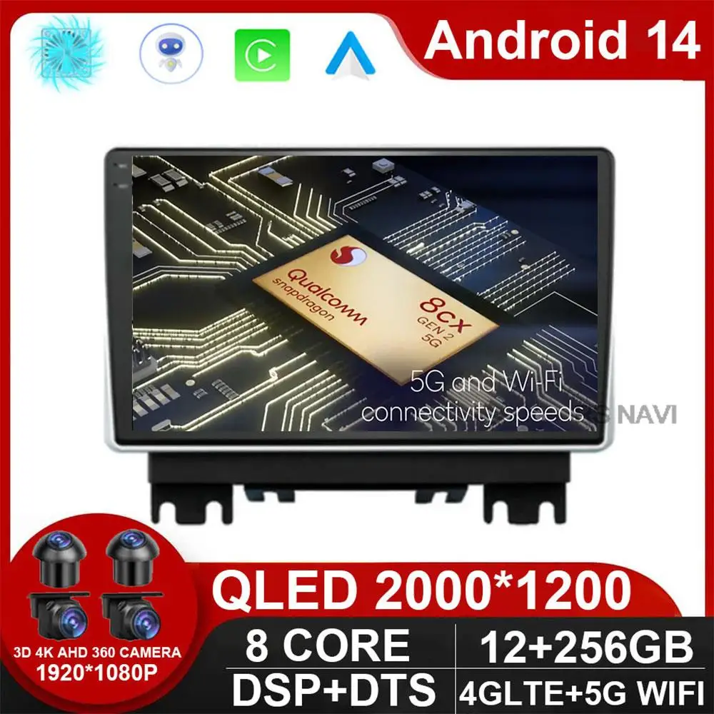 

Автомагнитола на Android 14 для Changan Hunter F70 2019-2021, автомагнитола с GPS-навигацией, автомобильный мультимедийный плеер 10,1 дюйма, NO 2 Din