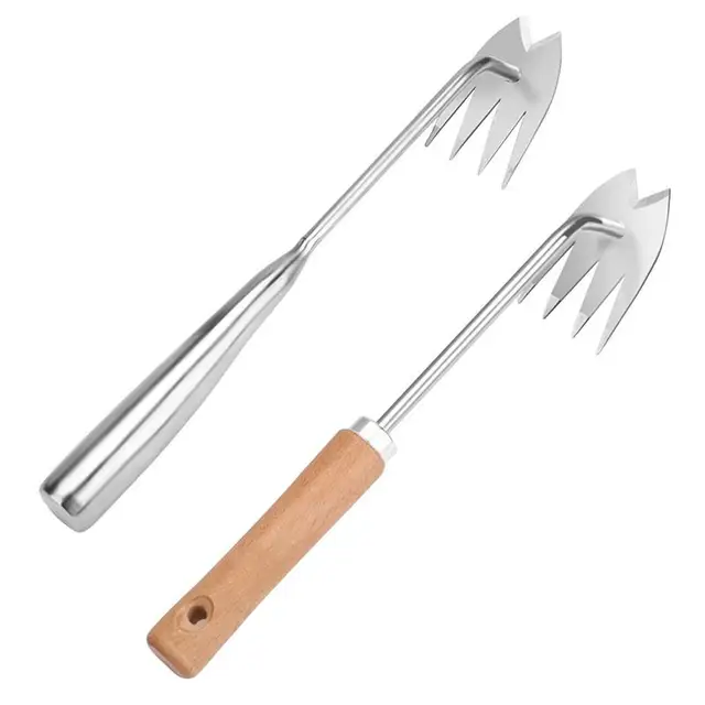 Gyomhúzó Szerszám Kettős Célú 4 Fogas Pitypang Húzó Szerszámpapor Pullerátor Kertek Pázsitok Udvarához