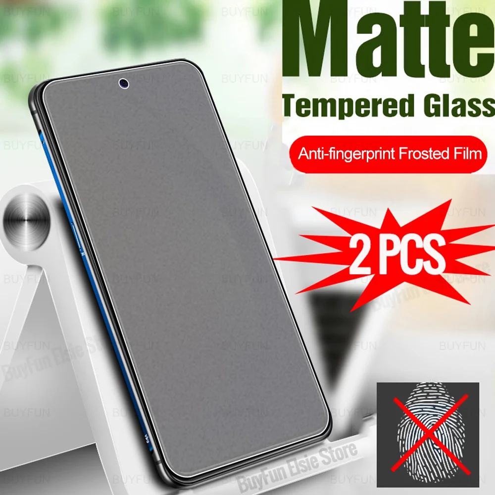 

2 PCS Matte Tempered Glass for Xiaomi Redmi Note 13 Pro Note13 5G Note13Pro 13Pro 4G Frosted Screen Protector Protective Glass