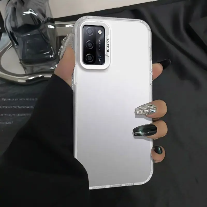 OnePlus 8T 케이스 OnePlus 9R 전화 케이스 1+ 8T 커버 1+9r 케이스 코너 충격 방지 도금 뒷면 커버